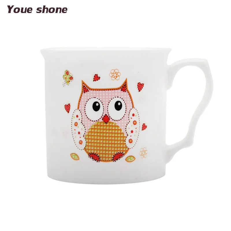 Милая креативная Сова Птица кружка милые животные керамическая чайная чашка