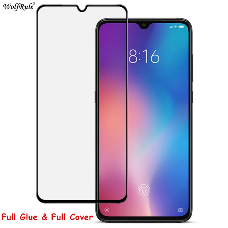 Защитная пленка для ЖК-экрана Xiaomi Mi 9 полное клеевое стекло Xiomi Mi9 покрытие
