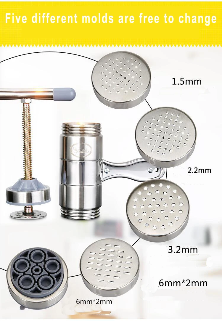 Машина для изготовления лапши из нержавеющей стали 5 режимов|Электрические