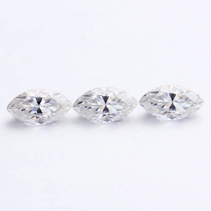 Moissanite Горячая продажа marquise 4*2 мм E/F ясность модные моиссаниты камни для ювелирных