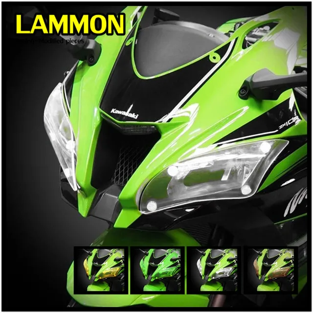 

FOR KAWASAKI NINJA ZX10R ZX 10R ZX-10R 2016 2017 Motorcycle Accessories Headlight Protection Guard Cover