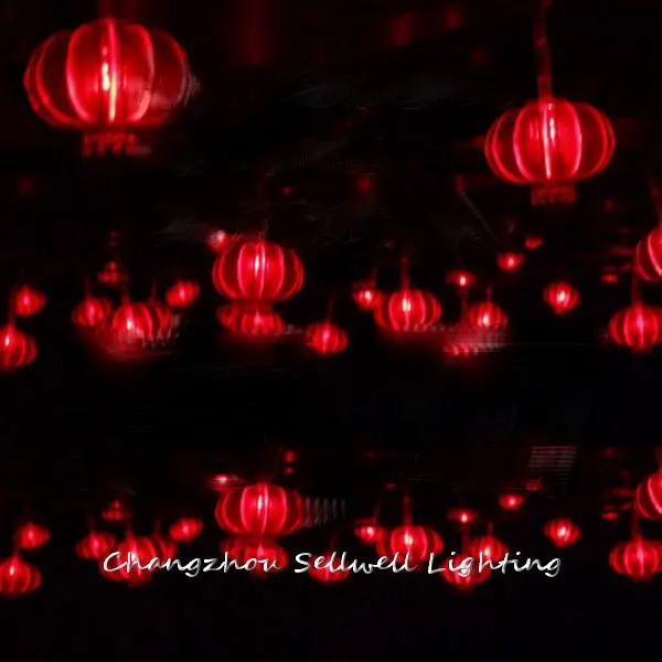 

GREAT!Red lamp wedding lighting hotel light lantern star bulb H012
