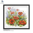 Joy Sunday с красивым цветочным рисунком DMC китайская ручная вышивка крестом 11CT напечатанная ткань 14CT холст