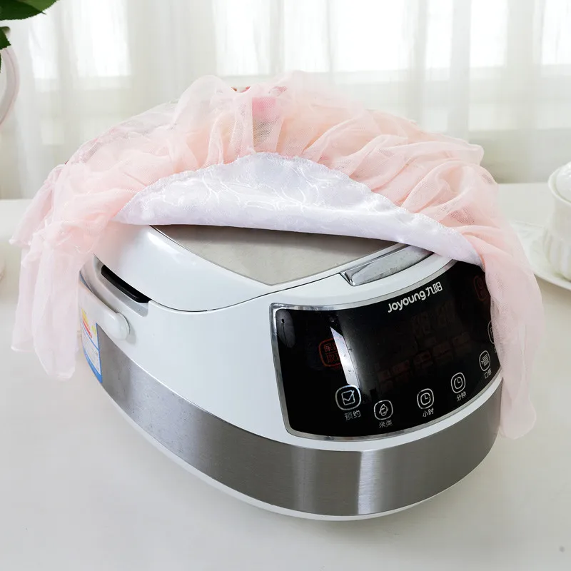 1 шт. модная овальная рисоварка в деревенском стиле, тканевая Пылезащитная крышка, художественная кружевная многофункциональная электрическая рисоварка, пылезащитная тканевая крышка