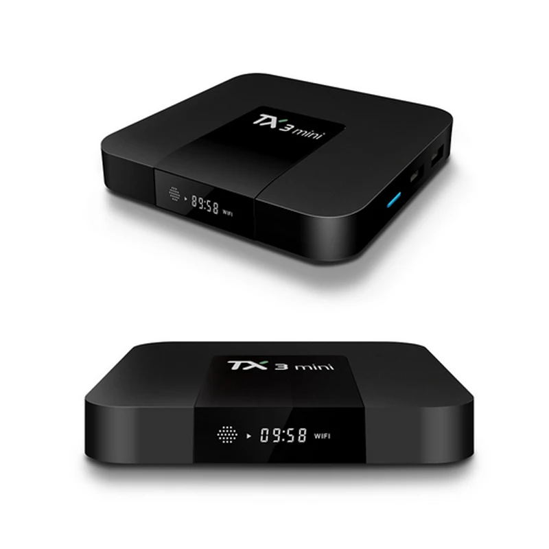 Tx3 Мини Android 7 1 Smart Tv Box 2 ГБ 16 Amlogic S905w 4 ядра телеприставки H.265 4k WiFi Iptv поле Tx3mini 8