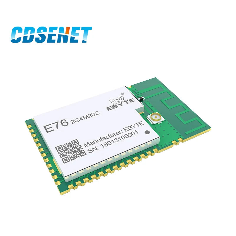 EFR32 2 4 ГГц 100 мВт SMD беспроводной модуль E76-2G4M20S 20dBm приемник передатчика GHz rf