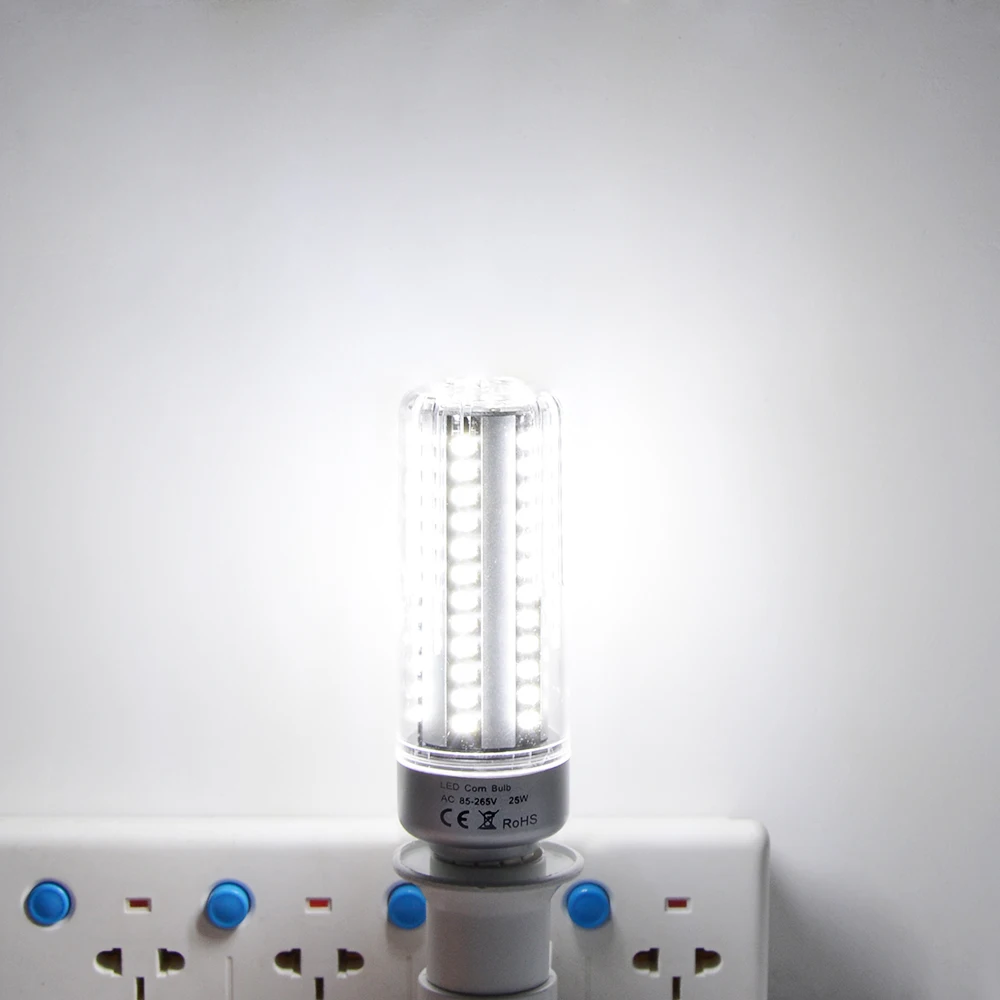 Светодиодная лампа E14 5 Вт 7 9 12 15 18 20 SMD 5736 100 лм/Вт Алюминиевая СВЕТОДИОДНАЯ