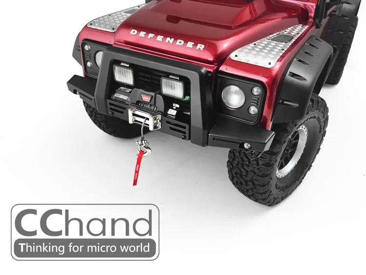 Металлический передний бампер для 1/10 TRAXXAS TRX4 D110 Rc части гусеничного автомобиля