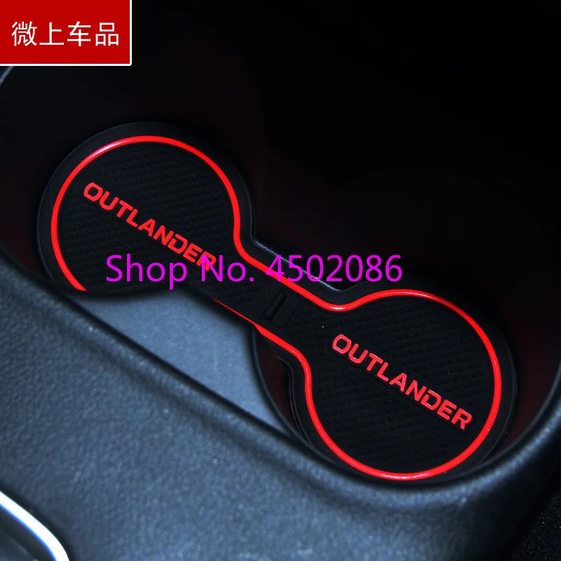 Для 2013 2018 Mitsubishi Outlander Гейт игровой коврик Нескользящая чашка коврики