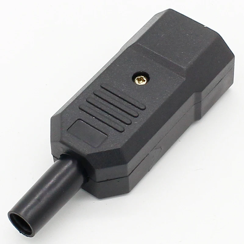 10 шт. новинка оптовая цена А 250 В черный IEC C13 вилка переменного тока|male power plug|male