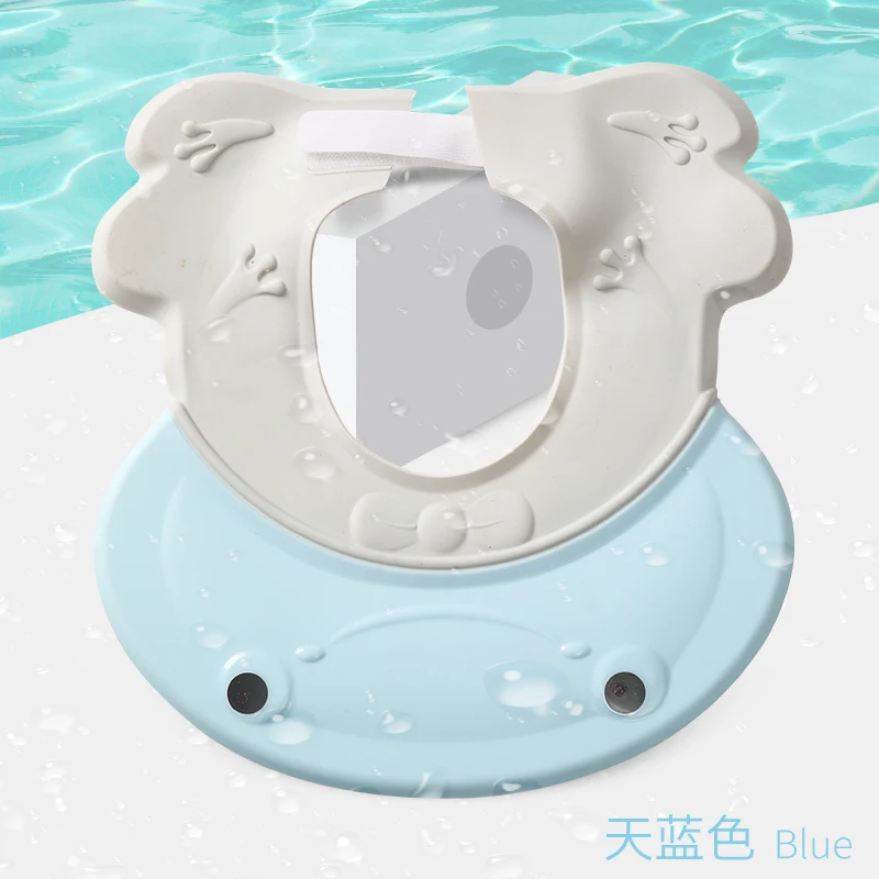 Красивая регулируемая детская шапочка для малышей детский шампунь душа мытья