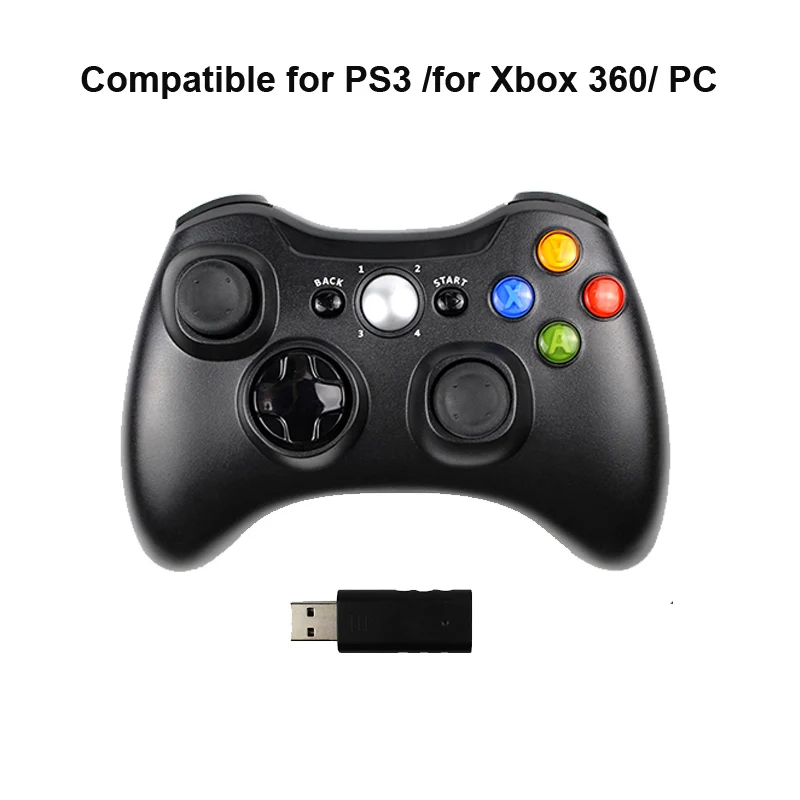 Геймпад для xbox 360 беспроводной/проводной контроллер для xbox 360 беспроводной джойстик для xbox 360 игровой контроллер Joypad - Цвет: 3 IN 1