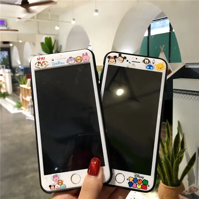 Розовая пантера цельный протектор экрана для iphone 6 6s 7 8 Plus закаленное стекло 3D 9H