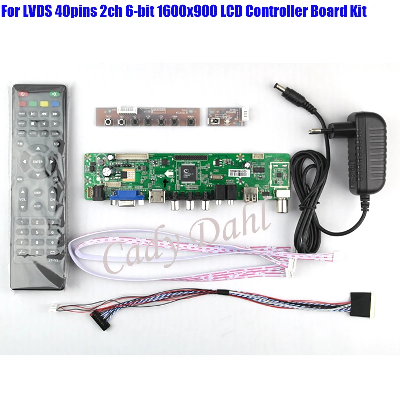 HDMI CVBS РФ USB VGA Аудио Видео ТВ плате контроллера + 40 P кабель lvds комплект для b140rw01