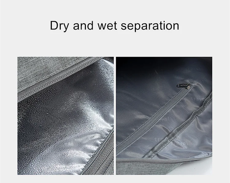 Women Man Dry and Wet Separation Beach Bag Male Outdoor Sport Waterproof Shoe Bag Swimwear Storage Wash Fitness Swimming Bag QL