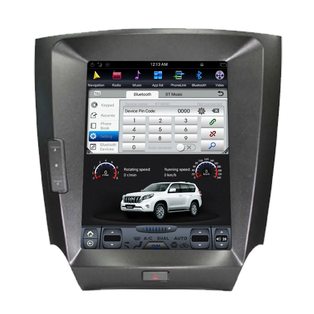 12 1 дюймовая Автомобильная магнитола Tesla Style Android 6 0 головное устройство для Lexus IS