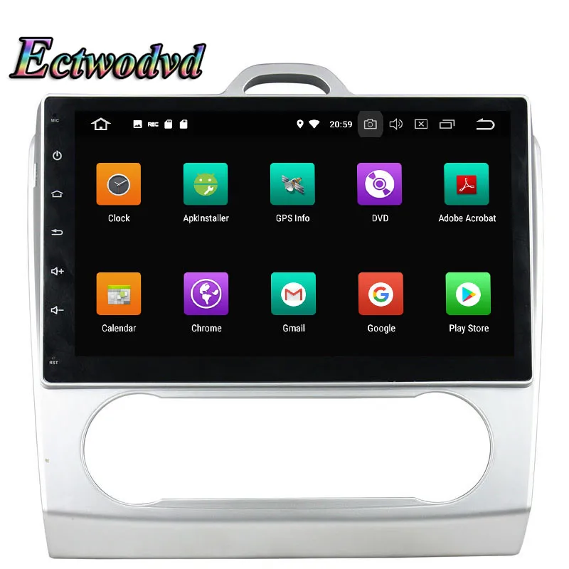 Ectwodvd Восьмиядерный 4G ram 64G rom Android 9 0 Автомобильный мультимедийный dvd плеер