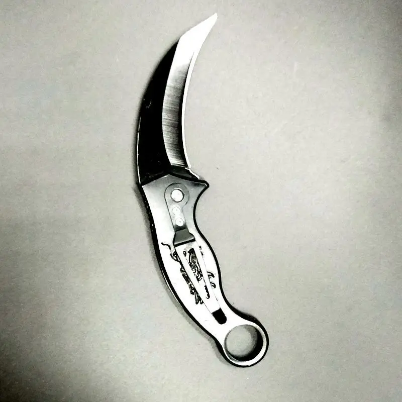 Karambit нож 2 модели специальный стиль подарок практика Складной Нож EDC инструмент