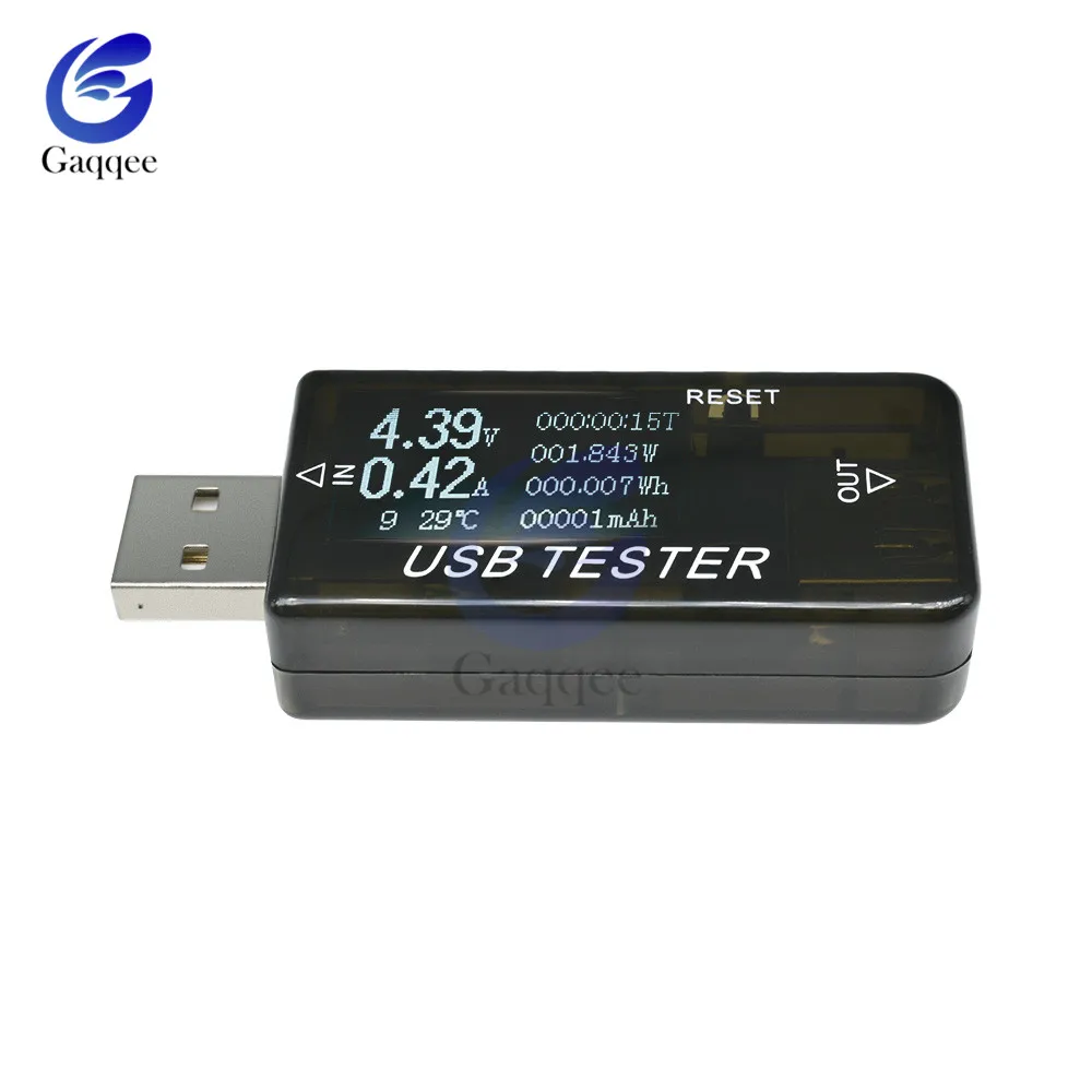 8 в 1 QC2.0 QC3.0 4-30 в USB Вольтметр Амперметр Электропитание емкость напряжение измеритель тока USB Тестер монитор