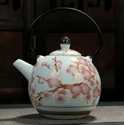 Style B TANGPIN большой емкости Японский керамический заварочный чайник японский чайный сервиз Посуда для напитков - Цвет: Style B