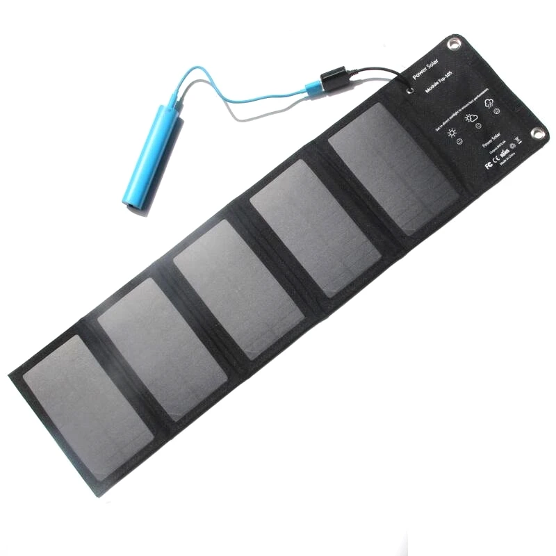 BUHESHUI 10 Вт складное солнечное зарядное устройство 5 в USB выходное устройство портативное солнечное зарядное устройство для смартфонов Открытый лагерь водонепроницаемый