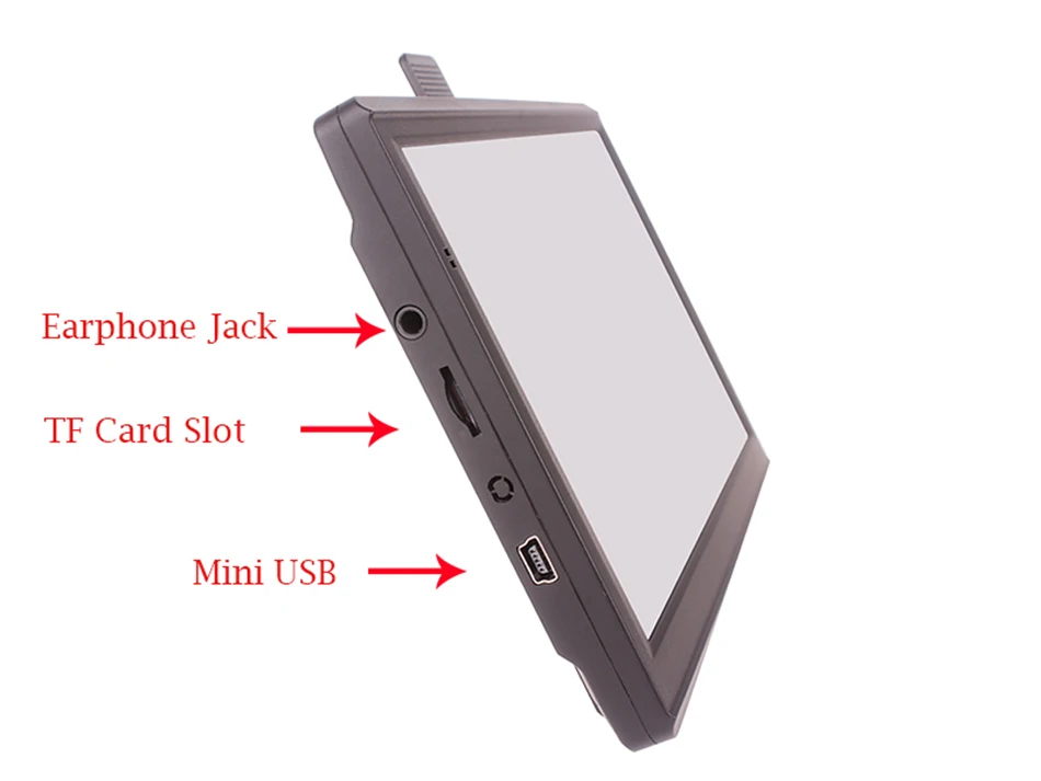 Горячая Распродажа в России! 7 дюймов грузовик gps навигация DDR 256 Мб 800 МГц