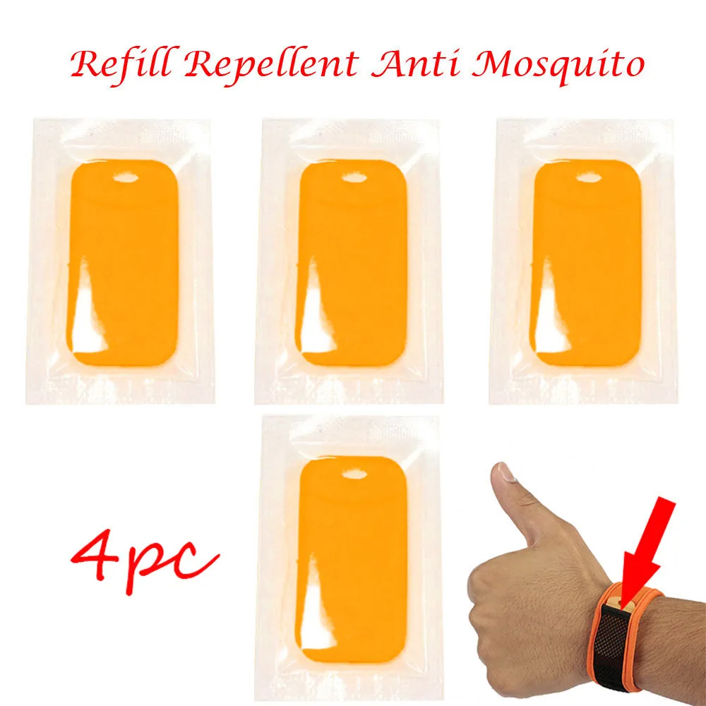 10 шт. Refill Repellent анти москитный браслет для запястья браслет от Комаров Репеллент лист борьба с вредителями контрольные точки для рыбалки
