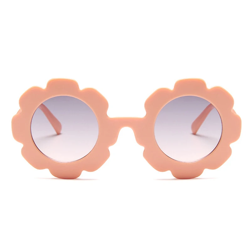 Винтажные очки детские солнцезащитные очки с круглым цветком Gafas детские спортивные солнцезащитные очки UV400 для девочек и мальчиков Oculos De Sol