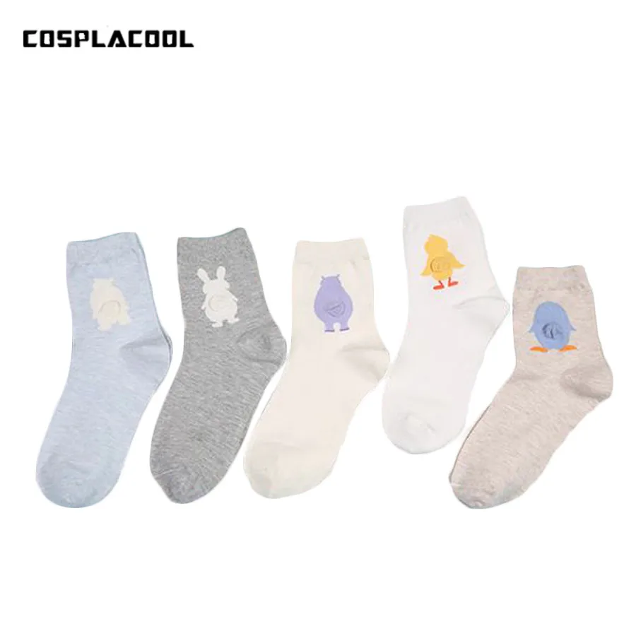 [COSPLACOOL] новые женские носки с кроличьим пингвином и хвостом удобные теплые мягкие