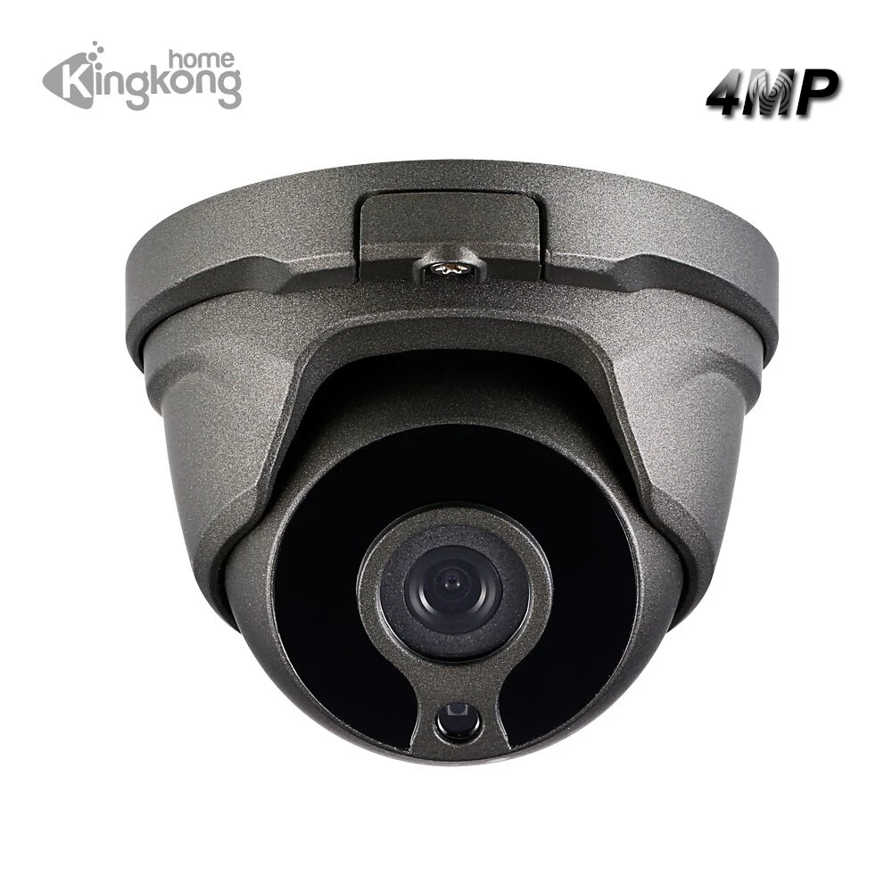 Kingkonghome металлическая POE ip камера 4MP ONVIF сетевая водостойкая Камера Безопасности s