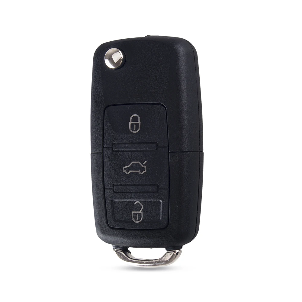 KEYYOU 3 кнопки дистанционного ключа автомобиля 434MHz 1K0959753G для VW Фольксваген шаран, Фольксваген Бора Passat Polo Caddy Eos Skoda Octavia Jetta ID48 чип