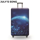 Чехол для чемодана JULY'S SONG, Эластичный Защитный чехол для тележки диаметром 19-32 дюйма, чехол от пыли, аксессуары для путешествий