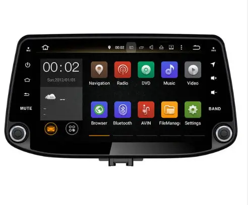 " Android 9,0 автомобильный dvd-плеер gps для hyundai i30-octa 8 core 4g ram 64g rom deckless Радио Навигация стерео PX6