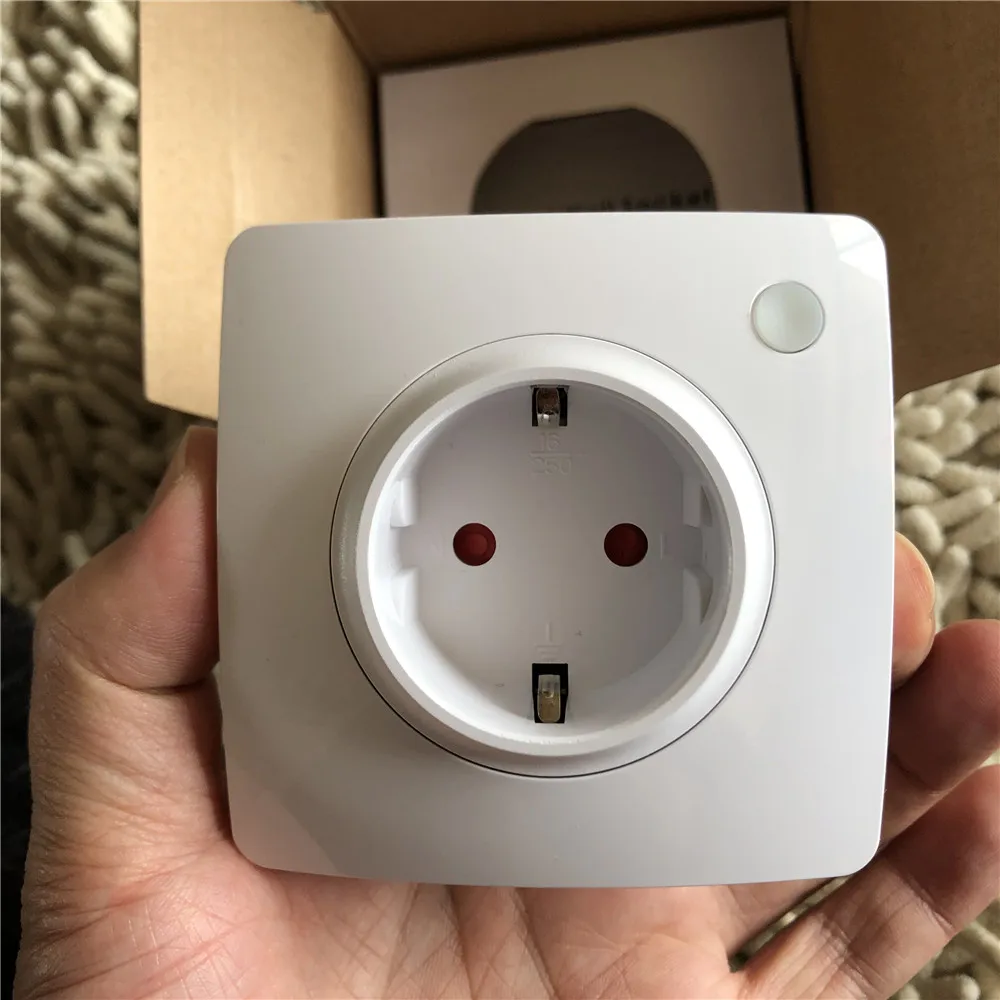 Rillpac KS-621 80*80 ЕС стиль умная настенная розетка подходит Alexa Google ITFFF, Smart Life app, дистанционное управление и функция таймера