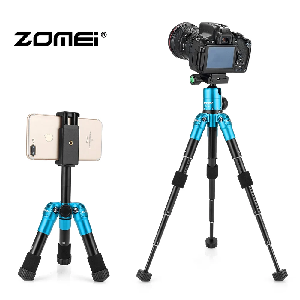 Zomei CK-45 настольный мини-штатив портативный для телефона Автоспуск живой штатив камера фотография SLR маленький штатив PK M225S M225