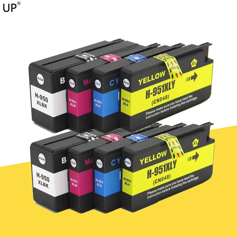 2K 2C 2M 2Y Чип совместимый чернильный картридж для hp 950XL для hp OfficeJet Pro 8600 8610 8620 8630 8640 8615 8625 251DW 271DW принтер - Цвет: 2K 2C 2M 2Y