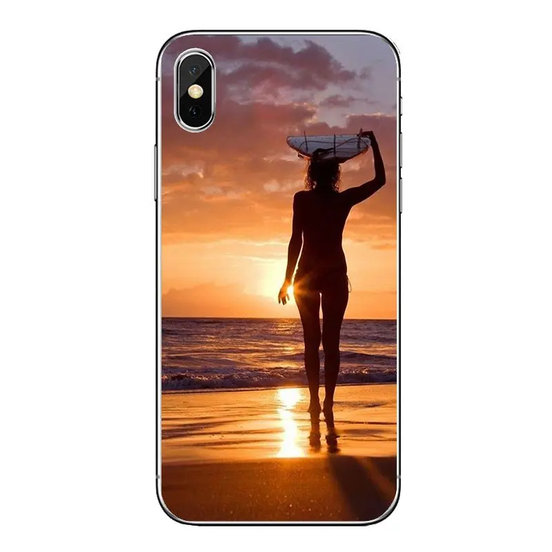 Мягкие прозрачные чехлы для iPod Touch iPhone 4 4S 5 5S 5C SE 6 S 7 8 X XR XS Plus MAX Learn to Surf Love |