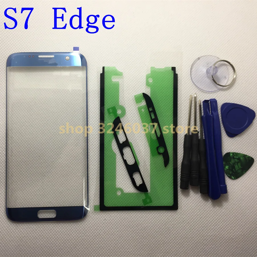 Сменное внешнее стекло для samsung galaxy s7 Edge G935 G935F сенсорный ЖК экран переднее