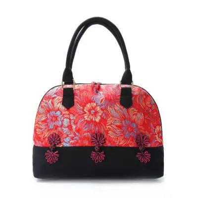 New Floral embroidery Women Cute Shopping bags!Hot handmade embroidered shoulder&ampHandbags All-match day clutch Canvas Handbags | Багаж и