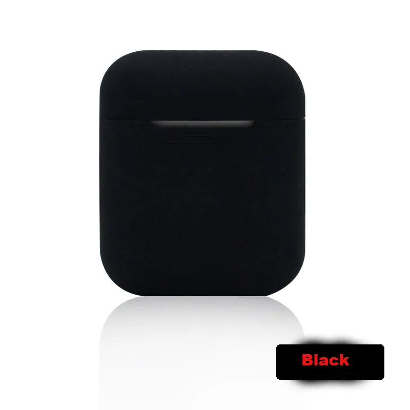 Мягкий силиконовый чехол для наушников Airpods защитный противоударный Apple наушники