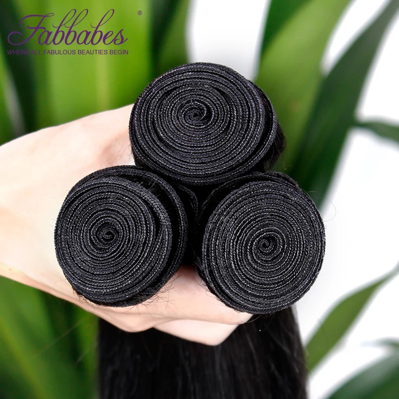 Fabbabes Hair Products Brazilian Remy Body Wave 1 Piece 100% Human Weave Bundles Weaving | Шиньоны и парики