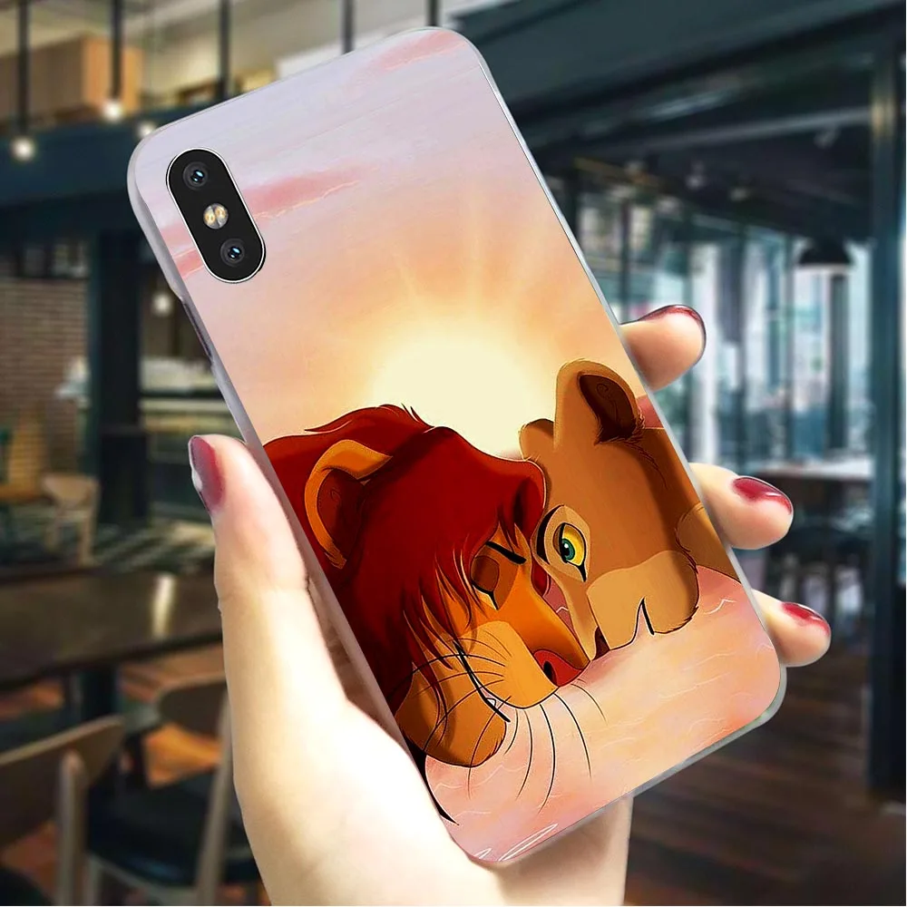 K0524308 Жесткий Чехол для iPhone 6, чехол Король Лев для iPhone 8, чехлы 7, XR, Xs, Max, 8 Plus, 5, 6 S, 5S, SE, защитный чехол s - Цвет: K0524308