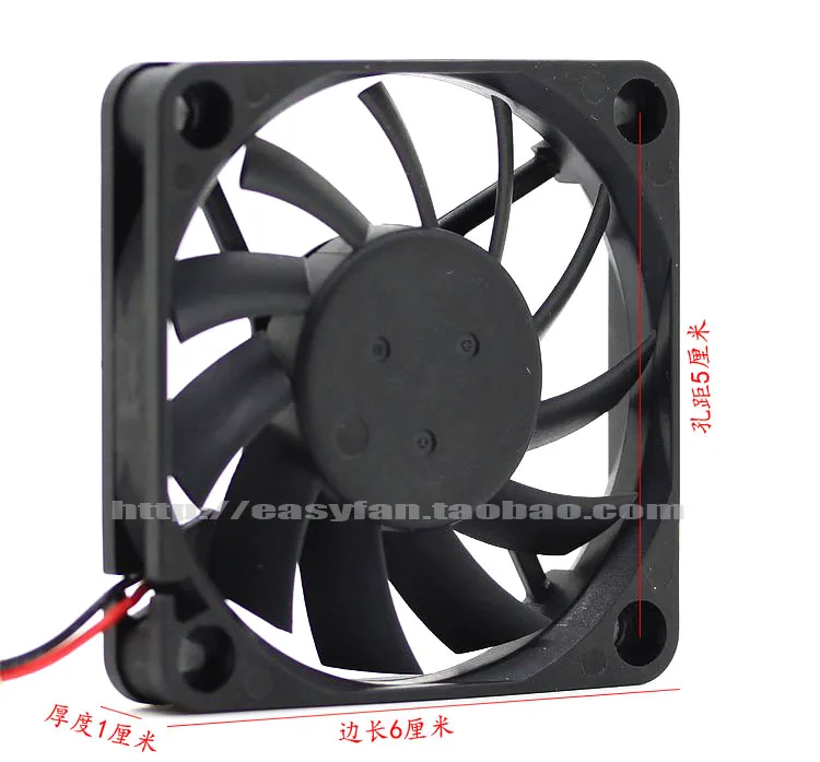 Совершенно новый ультратонкий охлаждающий вентилятор DELTA 6CM EFB0612HA 6010 12V 0.18A с
