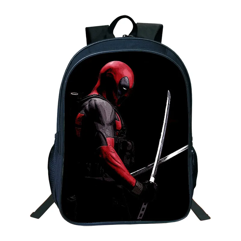 2019 рюкзак Дэдпул 3D для путешествий Mochila школьные подарки Comics Superheros Наплечная