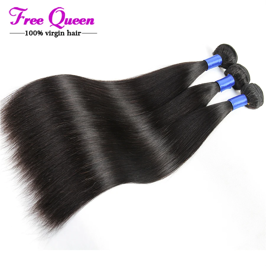 7A Brazilian Virgin Hair Straight With Closure Rosa Weave Bundles Lace Unprocessed |