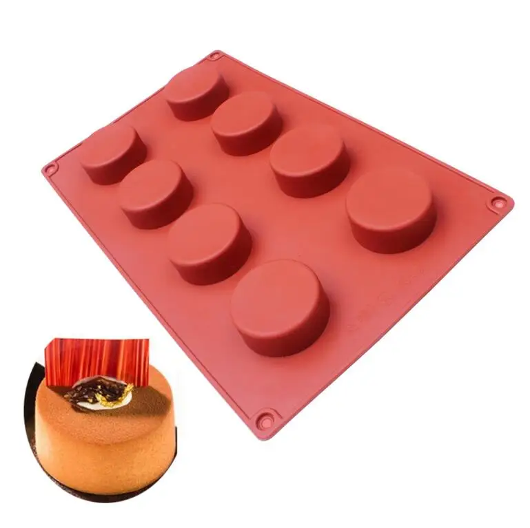 CDY-107 COOKNBAKE, силиконовая форма для торта, мыла, круглая форма для торта, форма для конфет, печенья, большая силиконовая форма для хлеба, кондитерских изделий, сделай сам, украшение торта - Цвет: CDY-107