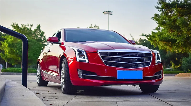 VLAND фабрика для автомобиля фара для Cadillac ацл светодиодный фара на панель DRL H7 ксеноновая лампа Plug And Play дизайн 35 Вт