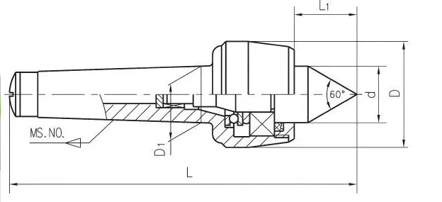 DM313 MT3 precision lignt-duty живой центр, Точность: 0,006 мм