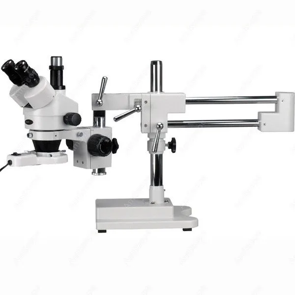 Тринокулярный Стерео бум микроскоп AmScope поставки 3.5X 90X зум + флуоресцентный