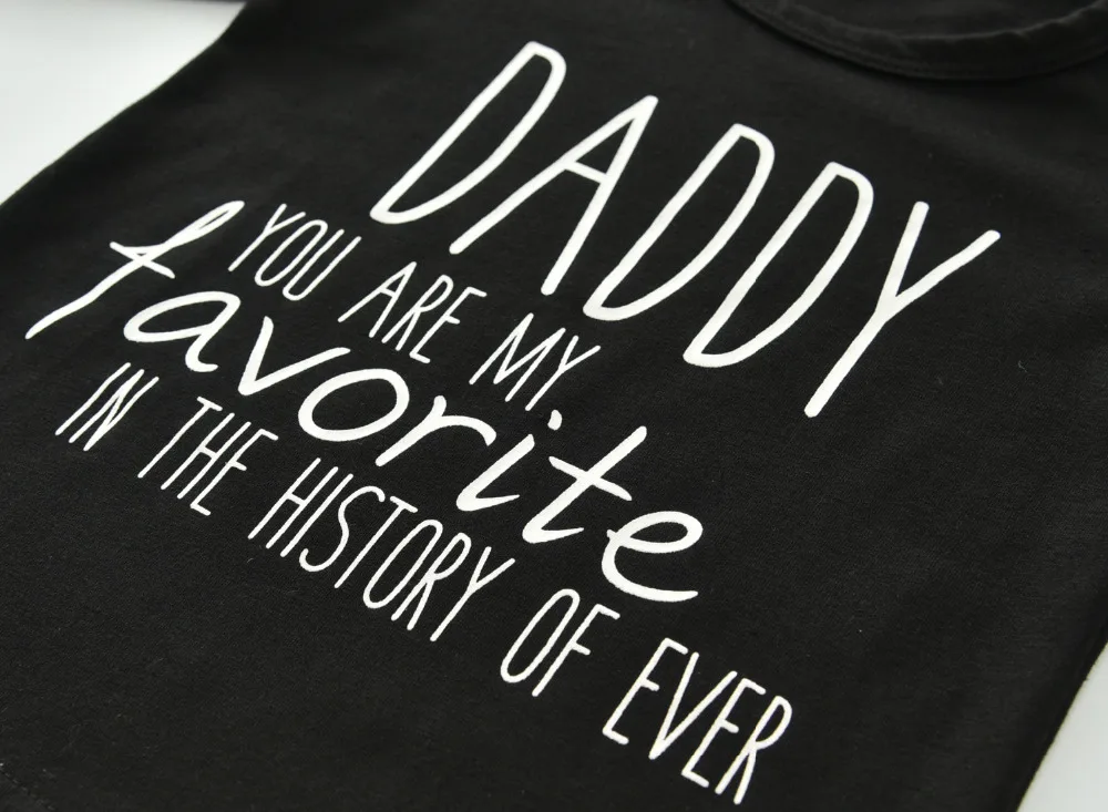 Одежда для новорожденных мальчиков и девочек Хлопковая футболка с надписью +